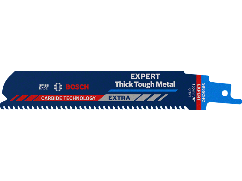 List za sabljasto žago Bosch EXPERT ‘Thick Tough Metal’ S 955 CHC, kovina, 150mm, 8TPI, 2608900365